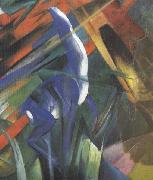 Franz Marc Details of Fate of the Animals (mk34) oil painting